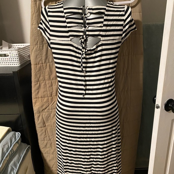 Cable & Gauge Dresses Cable Gauge Striped Dress Size L Poshmark